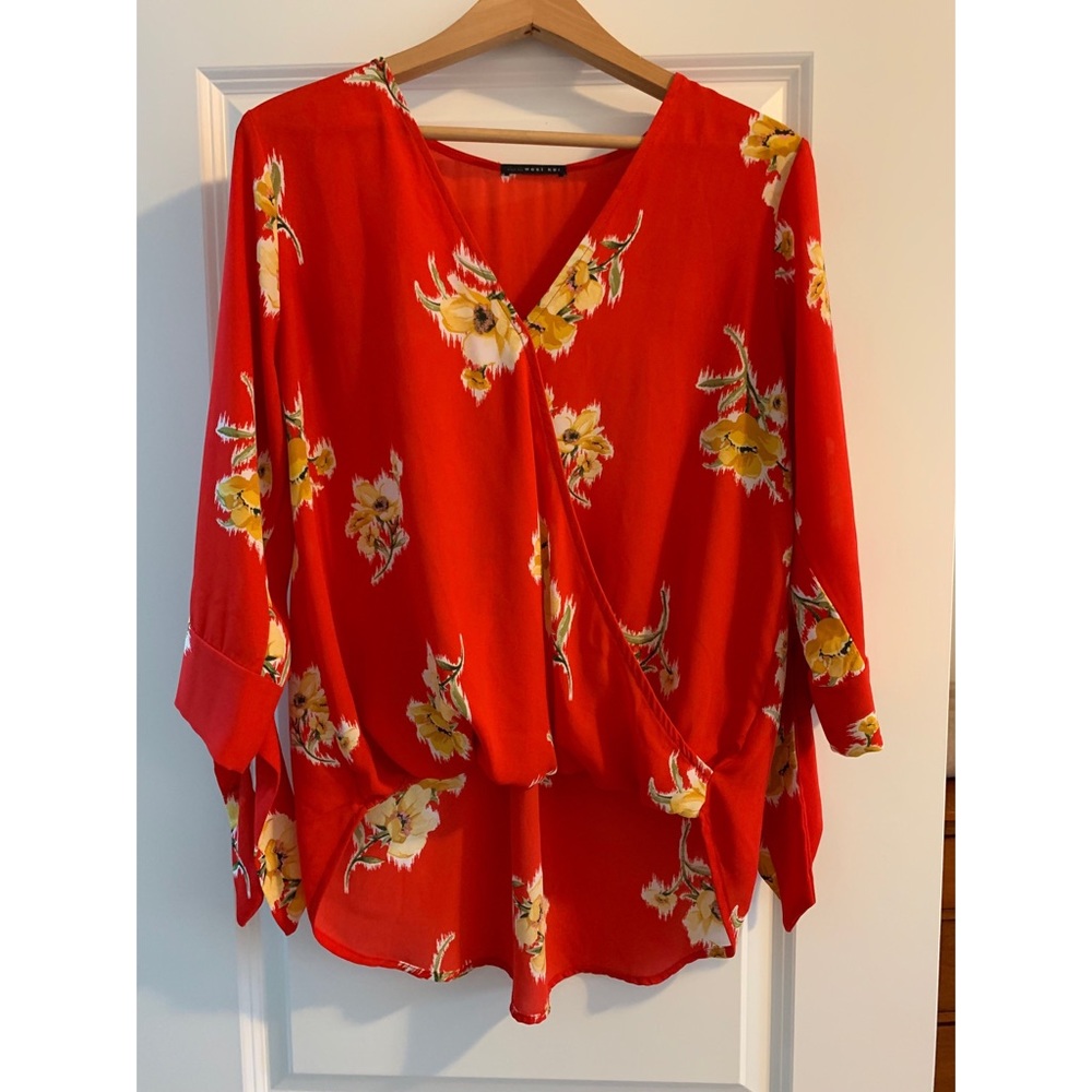 Stitch fix red blouse